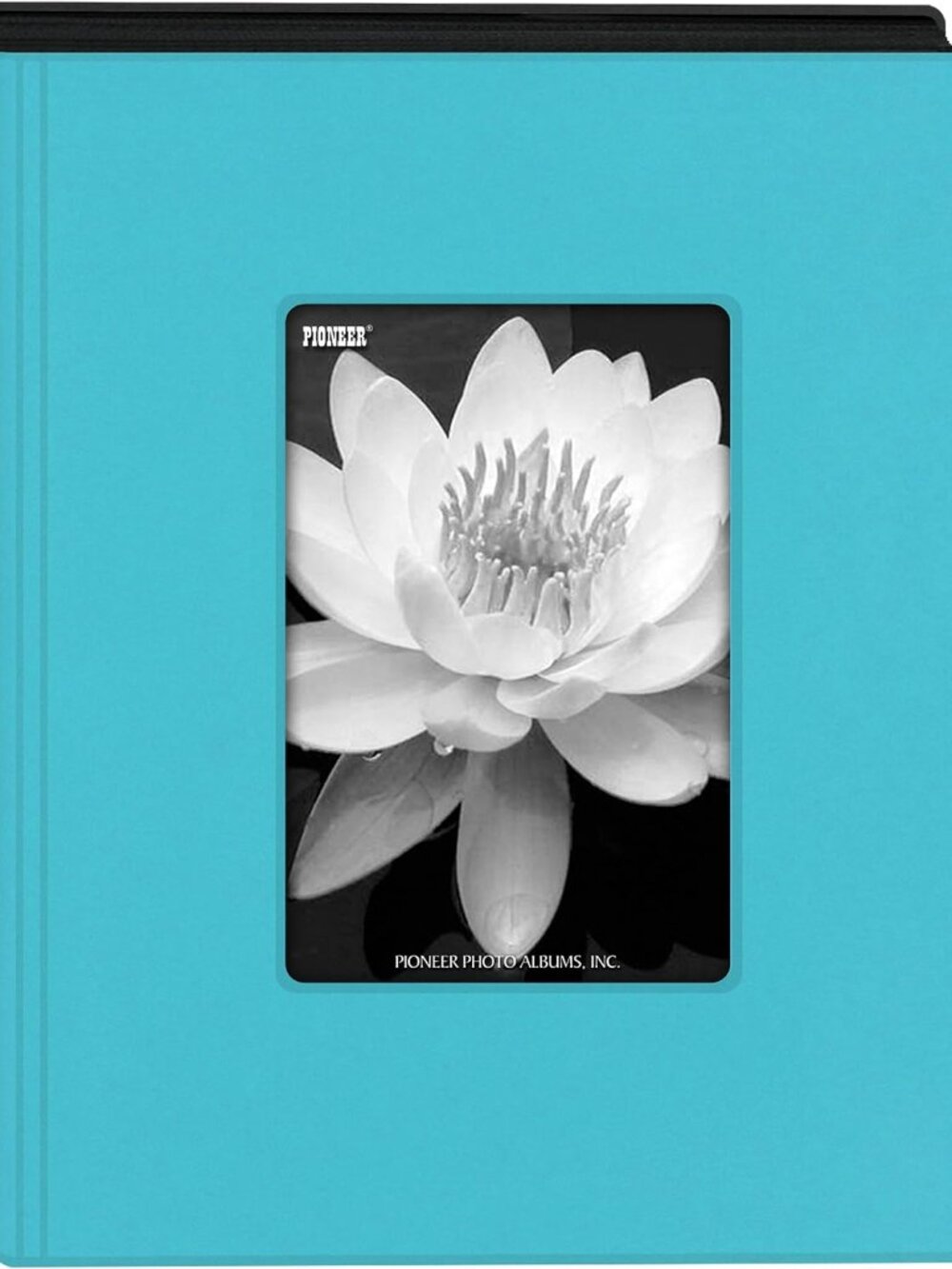 KZ-46/AQ KZ-46 Aqua Blue Mini Frame Cover Photo Album, 4" x 6"